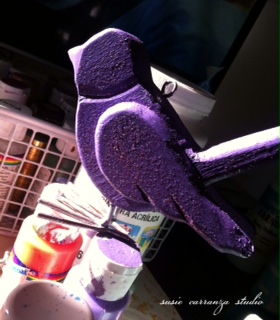 shimmery purple birdWIP_instagram