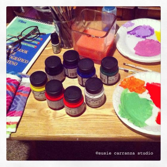 worktable: Jacquard Textile colors