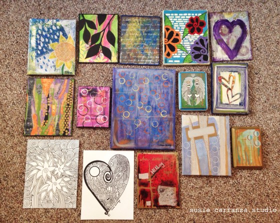 paintings 1-15 of 30 paintings in 30 days challenge...