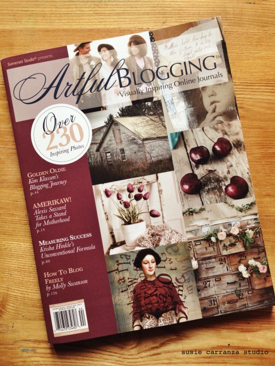 ready to kick things up a notch! ordered Artful Blogging by Stampington & Company...