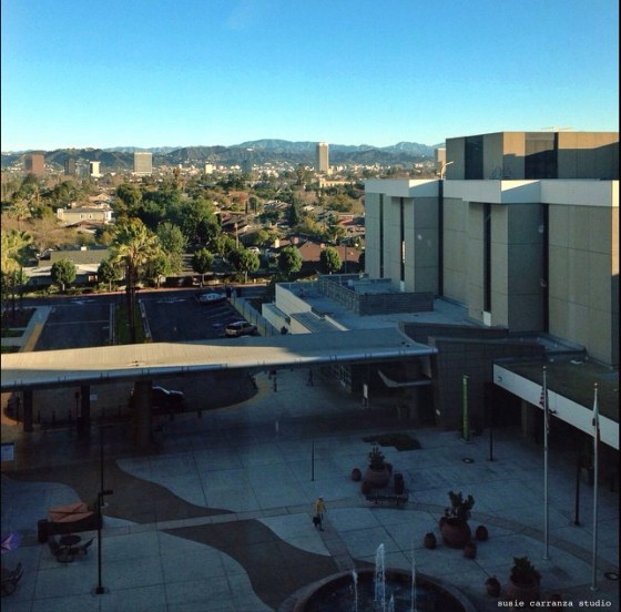 View from my mother-in-law's window the morning of her surgery...