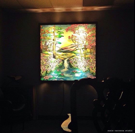 Lawrence and I stumbled upon a beautiful little serenity/meditation room on the ICU floor...