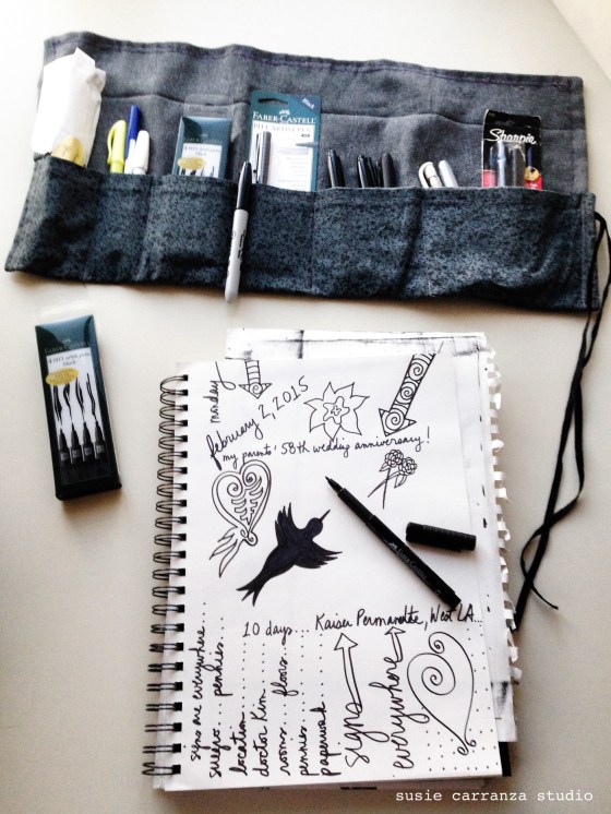 yesterday's journal page in progress...