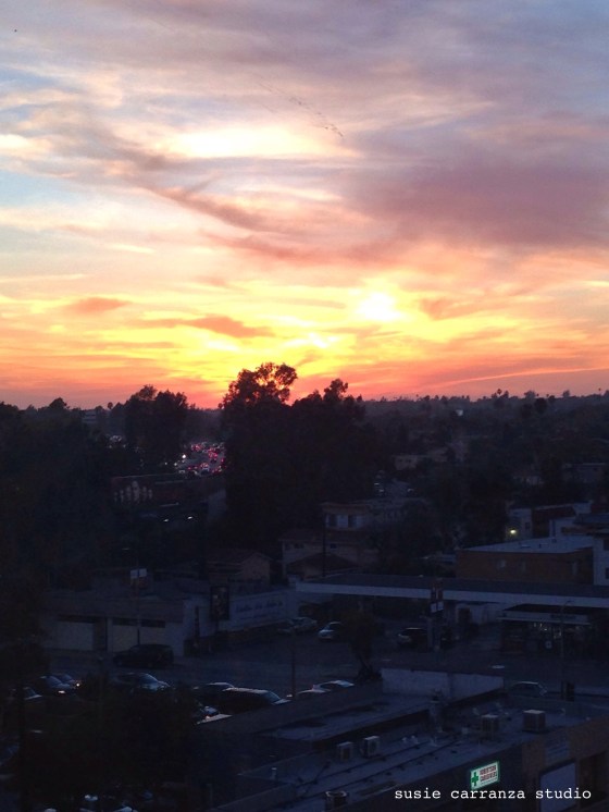 just because: our view of the sunset.