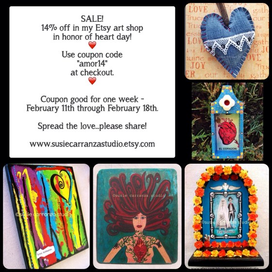 14% off everything in shop! 