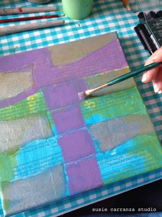 adding purple - susie carranza studio