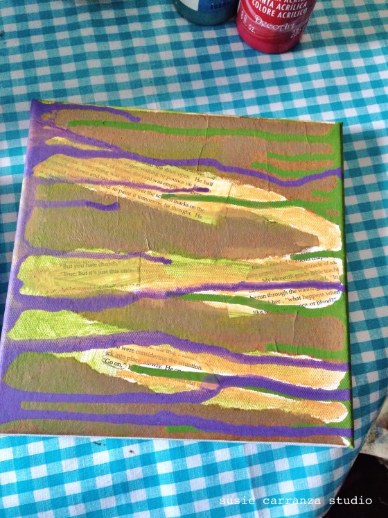 dripping paint - susie carranza studio