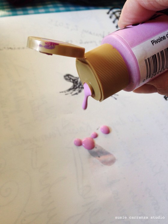 started with a color I don't use too often...