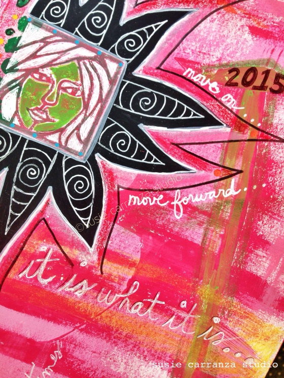 close up: "move on" journal page - susie carranza studio