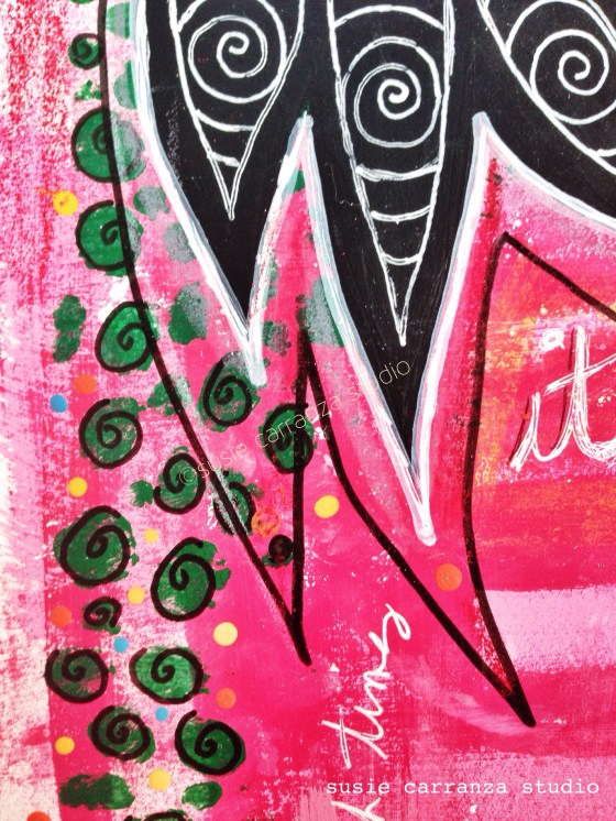 close up of journal pages - susie carranza studio