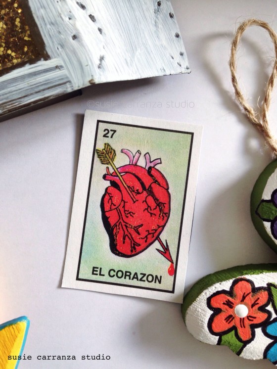 love using Loteria cards as embellishments...