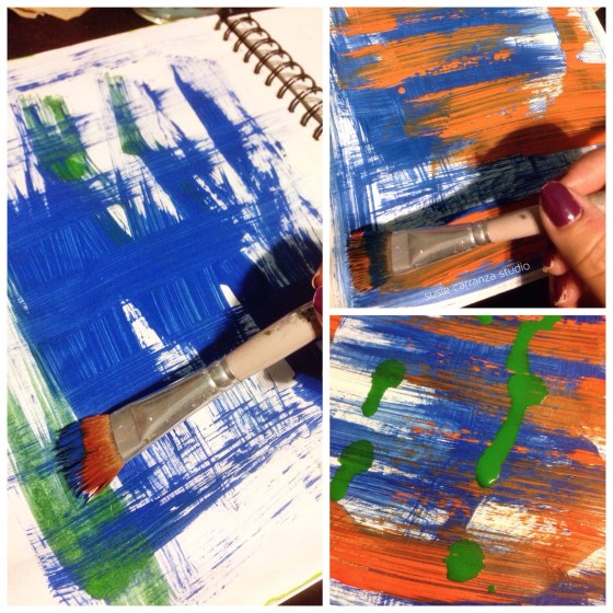 started feeling blue-sy...then green and orange just followed!