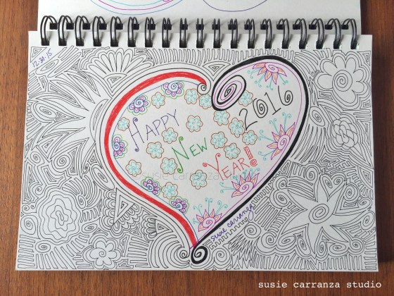 Happy new year 2016 - susie carranza studio