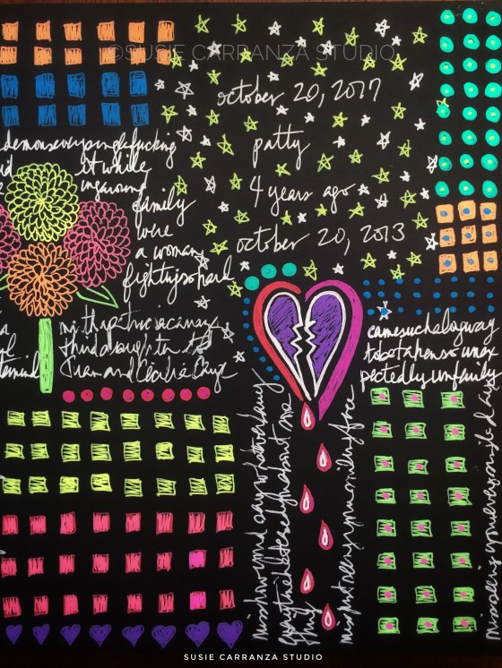 art journaling helps me grieve - susie carranza studio